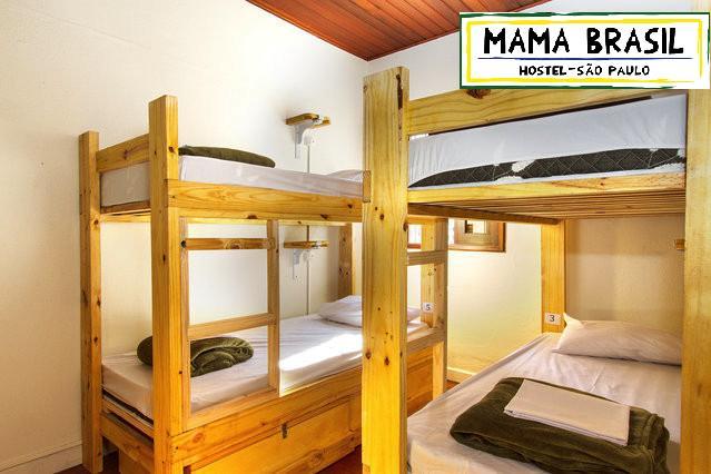 Mama Brasil Hostel ساو باولو الغرفة الصورة